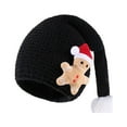 thumbnail image 1 of Meihuid Baby Christmas Santa Hat Doll Winter Knit Beanie for Warmth, 1 of 4