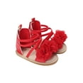 thumbnail image 1 of Meihuid Baby Girls Sandals, Floral Patchwork Strap Non-Slip Flat Shoes, 1 of 7