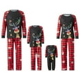 thumbnail image 1 of Meihuid Christmas Family Matching Pajama Red Holiday Pjs Sets Cotton Sleepwear, 1 of 10