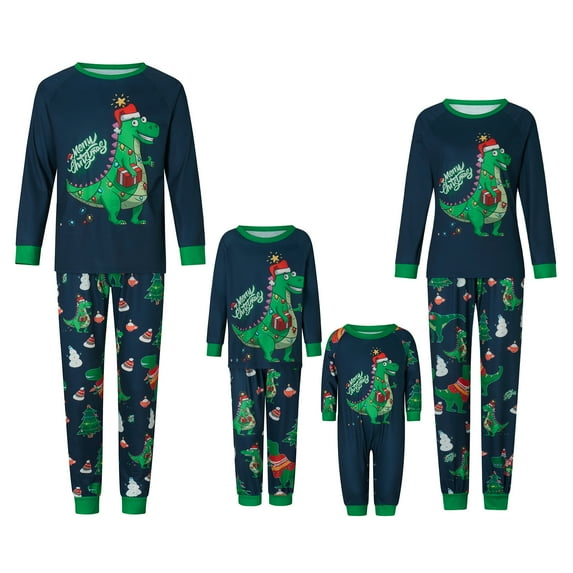 Meihuid Christmas Family Matching Pajama Red Holiday Pjs Sets Cotton Sleepwear