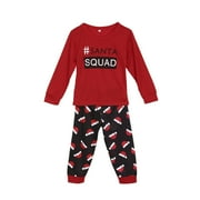 Meihuid Christmas Family Pajamas Matching Holiday Pajama Xmas Sleepwear Christmas Loungewear Set Jammies for Couples Kids Baby