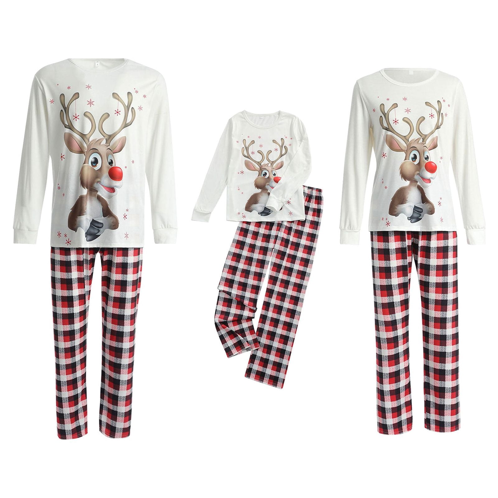Meihuid Christmas Family Pajamas Matching Sets Christmas Sleepwear Pjs ...