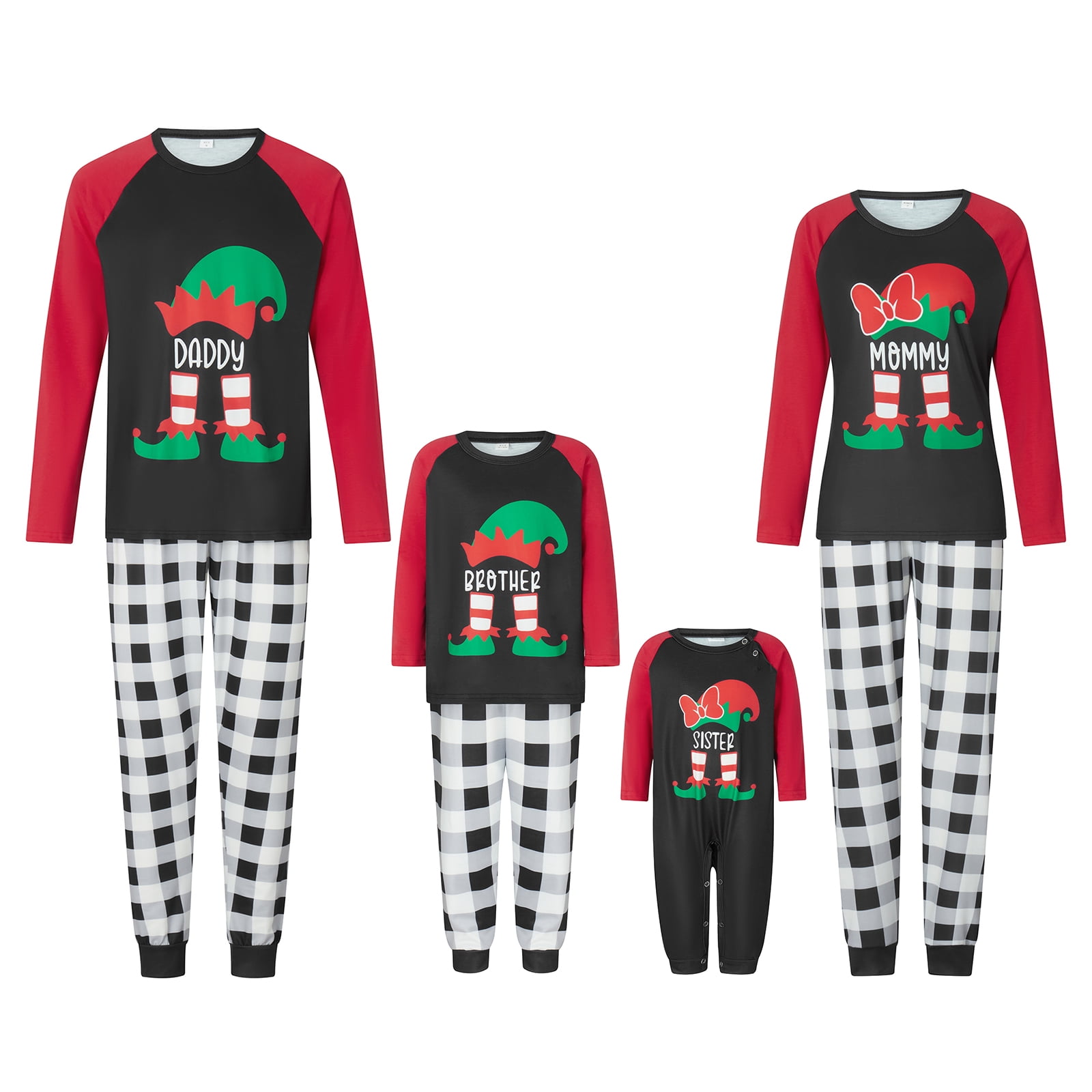 Meihuid Christmas Matching Family Pajamas Set Holiday PJs Sleepwear ...