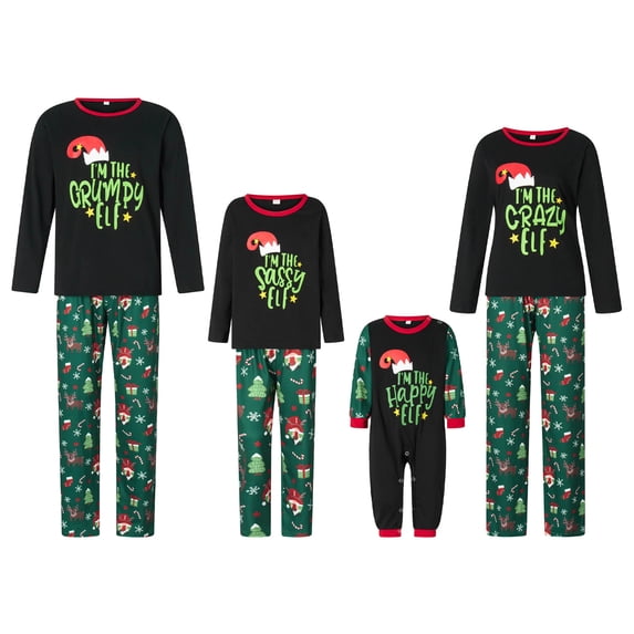 Meihuid Christmas Pajamas Set Matching Christmas Pjs Set Holiday Pajamas for Women Reindeer Sleepwear Nightgown