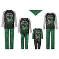 thumbnail image 1 of Meihuid Christmas Pajamas for Family 2023 Plus Size Matching Christmas Pjs Family Set Reindeer Print Holiday Sleepwear Outfit, 1 of 10
