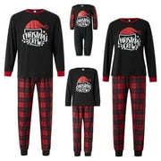 Meihuid Christmas Pajamas for Family Christmas Pjs Matching Sets for Adults Kids Baby Dog Holiday Xmas Sleepwear Set