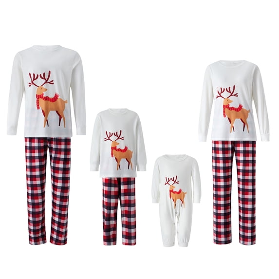 Meihuid Christmas Pajamas for Family Christmas Pjs for Family Matching Sets Family Christmas Pajamas Xmas Jammies Sleepwear