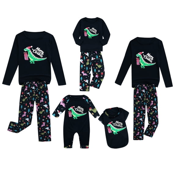 Meihuid Family Christmas Pjs Matching Sets Baby Christmas Matching Jammies for Adults and Kids Holiday Xmas Sleepwear Set