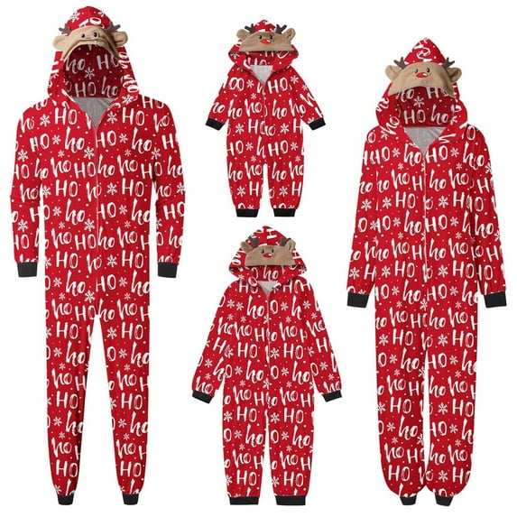 Meihuid Family Christmas Pjs Matching Sets Women Men Xmas Matching Pajamas for Adults Kids Holiday Xmas Sleepwear Set