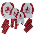 thumbnail image 1 of Meihuid Family Matching Christmas Pajama Sets Christmas tree Top Pants 2PCS Sleepwear Christmas PJs Bodysuits, 1 of 7