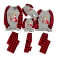 thumbnail image 1 of Meihuid Family Matching Christmas Pajamas Set Sleepwear Jumpsuit Hoodie with Hood for Family, 1 of 10