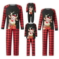 thumbnail image 1 of Meihuid Family Matching Pajamas Christmas Pjs Holiday Nightwear Sleepwear Sets Long Sleeve Pjs Santa Claus Xmas Pjs Set, 1 of 10