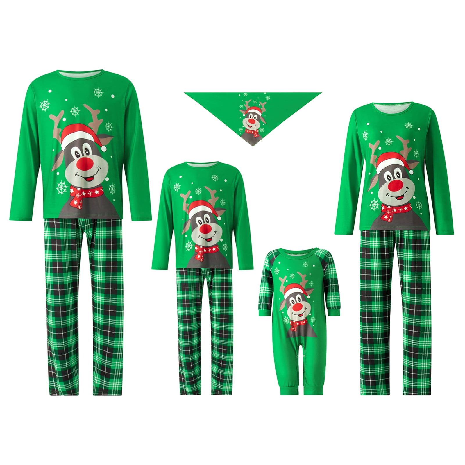 Meihuid Holiday Family Pajamas Matching Sets Christmas PJs with Mama ...
