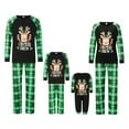 thumbnail image 1 of Meihuid Holiday Family Pajamas Matching Sets Christmas PJs with Mama Bear Printed Romper Plaid Pants Sleepwear, 1 of 9