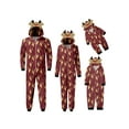 thumbnail image 1 of Meihuid Matching Family Pajamas Sets Christmas Matching Holiday Pjs Letter Print Top and Plaid Pants Sleepwear, 1 of 9