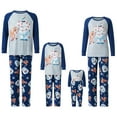 thumbnail image 1 of Meihuid Matching Family Pajamas Sets Christmas PJ's Letter Print Top and Plaid Pants Jammies Sleepwear, 1 of 10