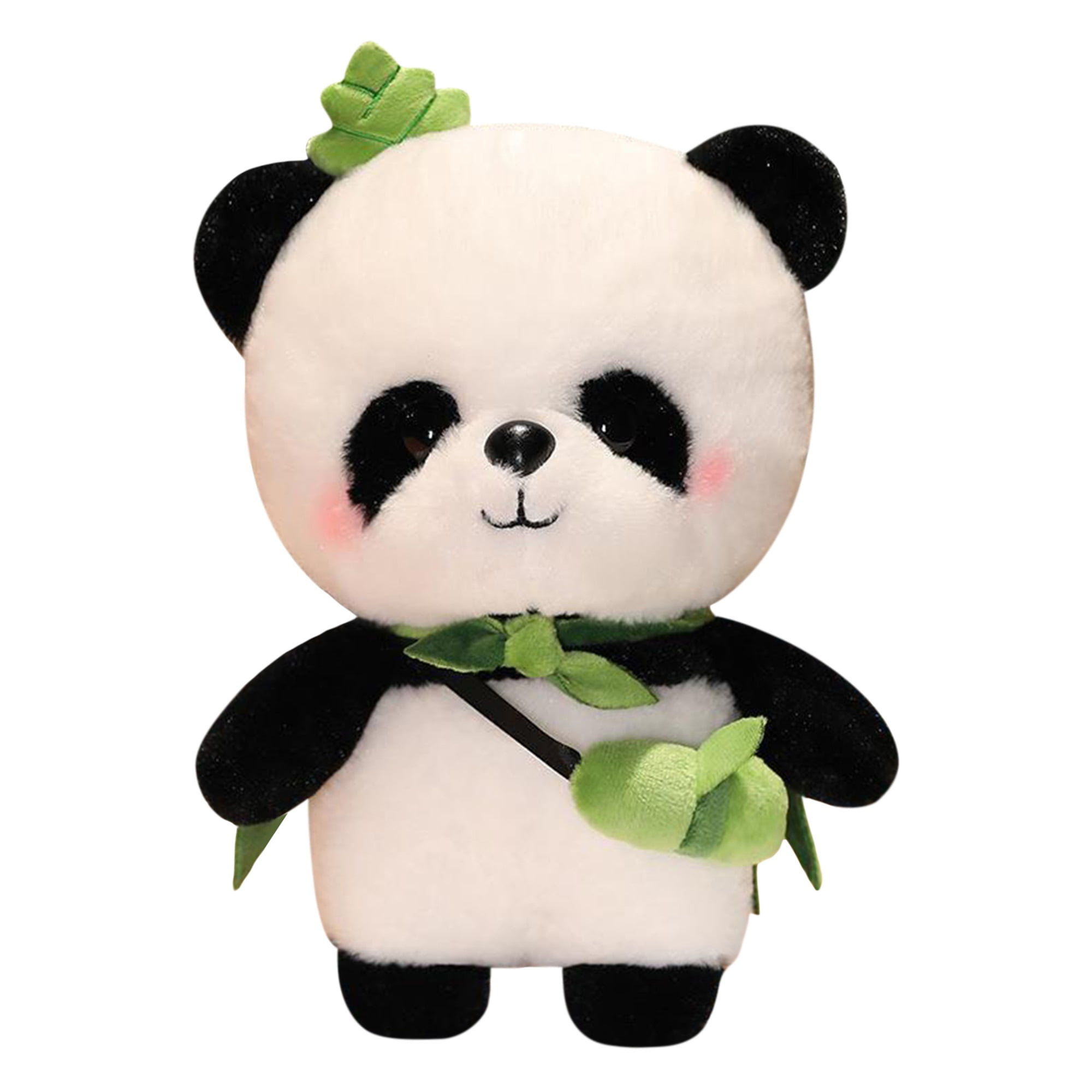 Meihuid Simulation Panda Plush Toy in Bamboo Tube Cute and Cuddly