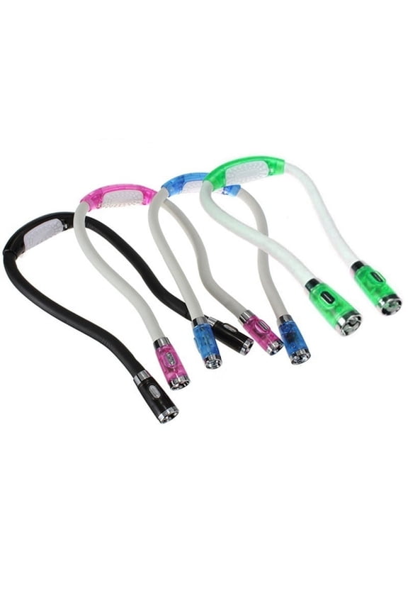 Adjustable 4 LED Hug Neck Book Light