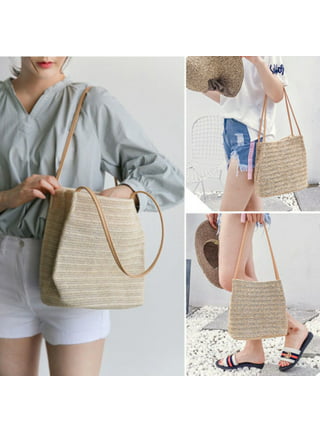2023 Beach Bag French Style Straw Bags for Women Raffia Handbag Holiday  Basket Ins Hand Bag Top Quality Woven Purse Carrycot - AliExpress
