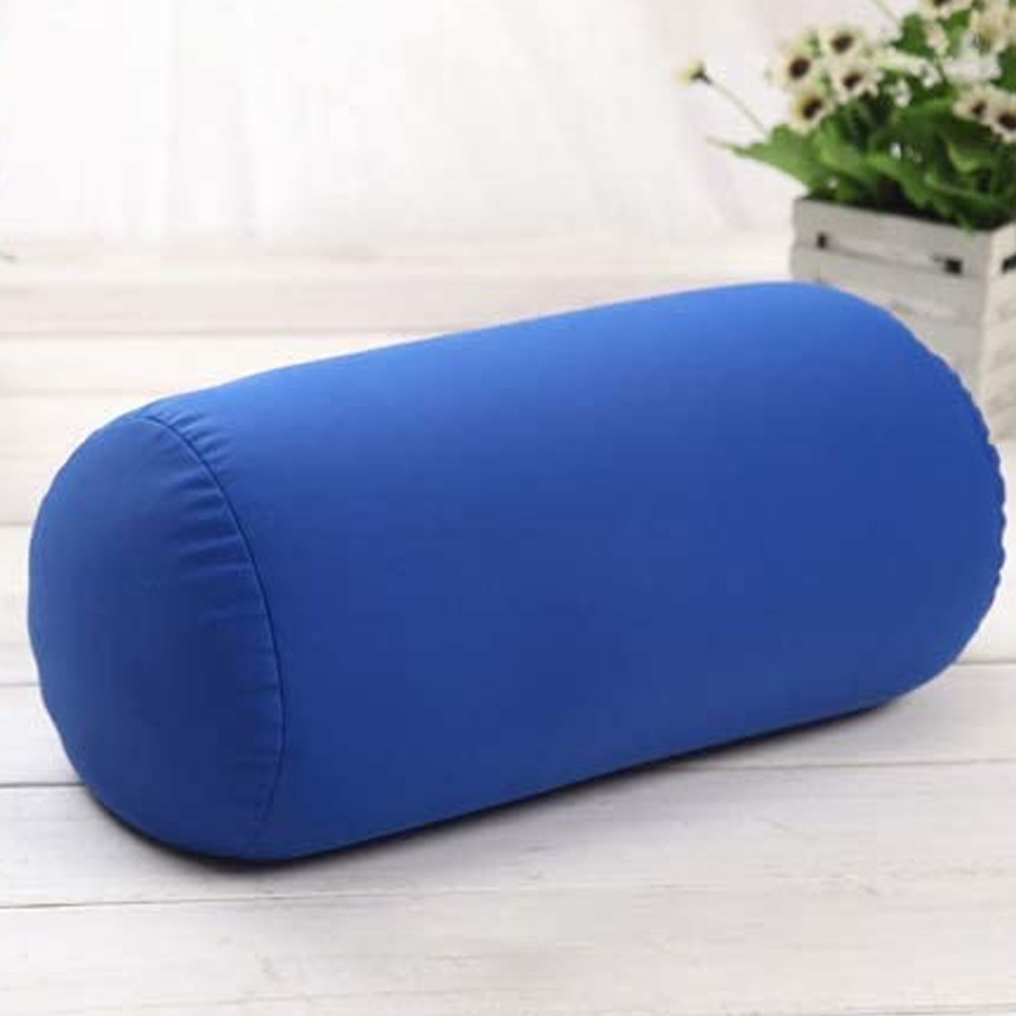 Meihuida Creative Soft Micro Bead Roll Car Cushion Neck Head Leg Back