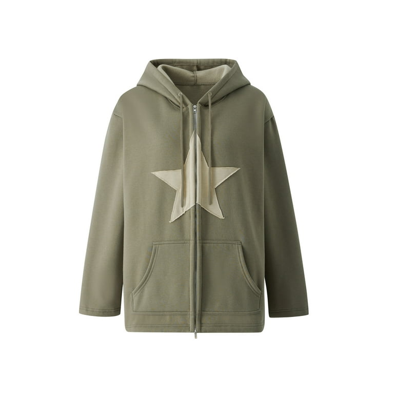 Fashionable zip up online hoodies