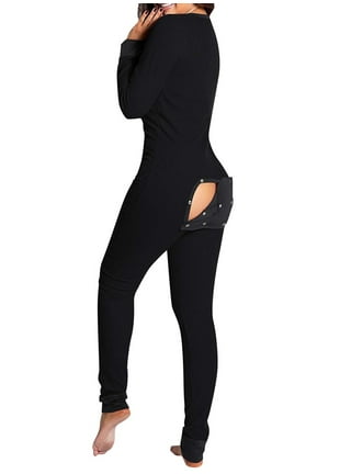 Canrulo Women Bodycon Solid Color U Neck Jumpsuit Bodysuit