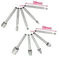 thumbnail image 1 of Meiiso 10 Pcs/Set HSS Dremel Routing Rotary Milling Rotary File Cutter Wood , for Woodworking, Carving, 10-Piece Fine Needle Rotary File Set, Silver Color, Durable, 1 of 8