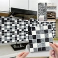 thumbnail image 1 of Meiiso 10pc Peel And Stick Ceramic Tile Paste, 3D Lattice Crystal Ceramic Tile Paste DIY Adhesive Wall Sticker, for Kitchen, Bathroom, 10-Pack Peel & Stick 3D Mosaic Tile Stickers, Style F, 1 of 9