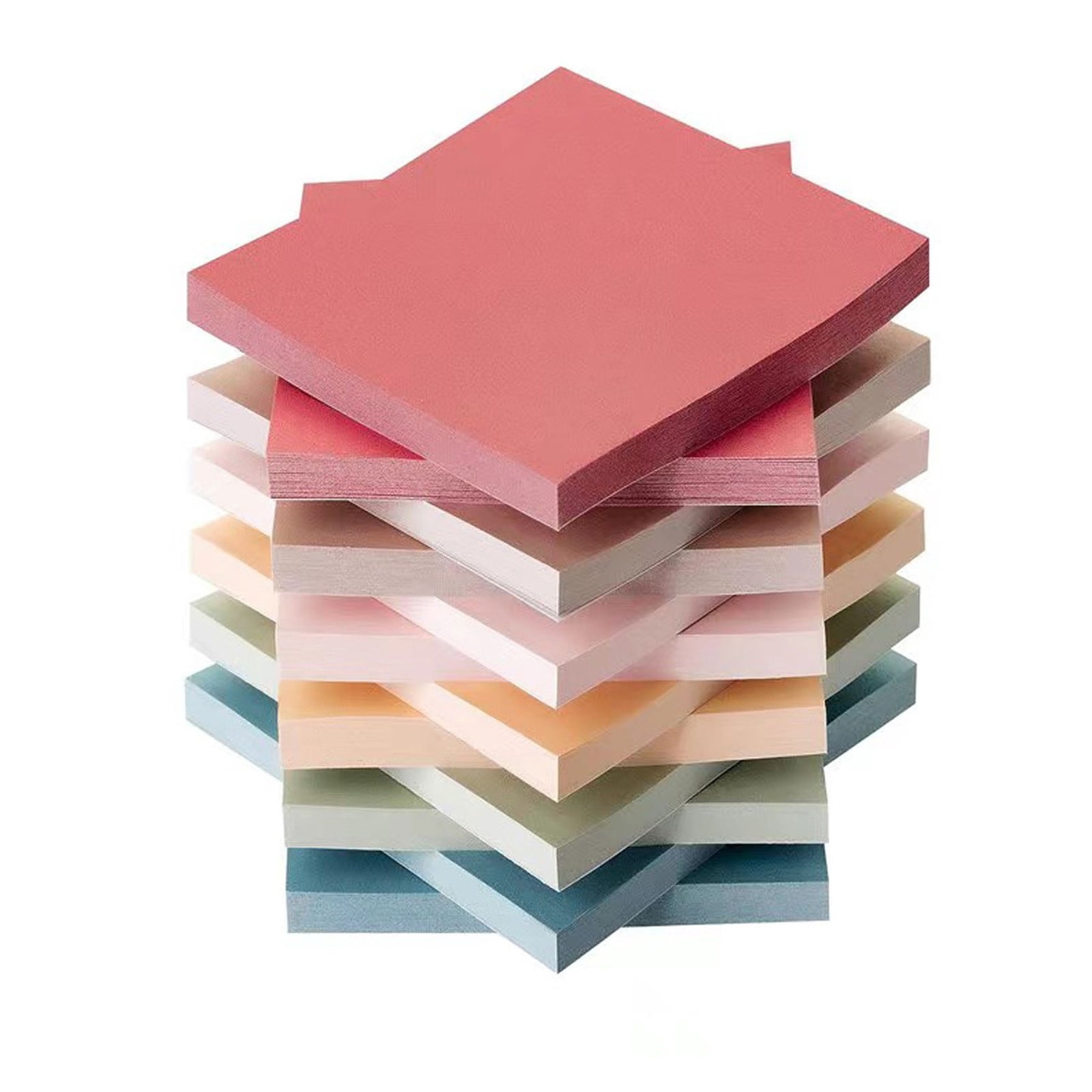 Meiiso 12-Pack Fluorescent Sticky Notes, Colorful Learners Memo Pad ...
