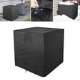 thumbnail image 1 of Meiiso 24X24X22 Inch Black Outdoor Air Conditioner Dust Cover Windproof, 1 of 9