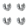 thumbnail image 1 of Meiiso 4-Pack 22mm Shower Curtain Rod U Shaped Flange Bracket End Support, 1 of 5