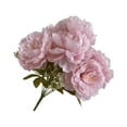 thumbnail image 1 of Meiiso 7 Head Peony Silk Flower Artificial Pink, Artificial Peony Flowers 7 Heads Wedding Bouquet Home Decor, 1 of 9