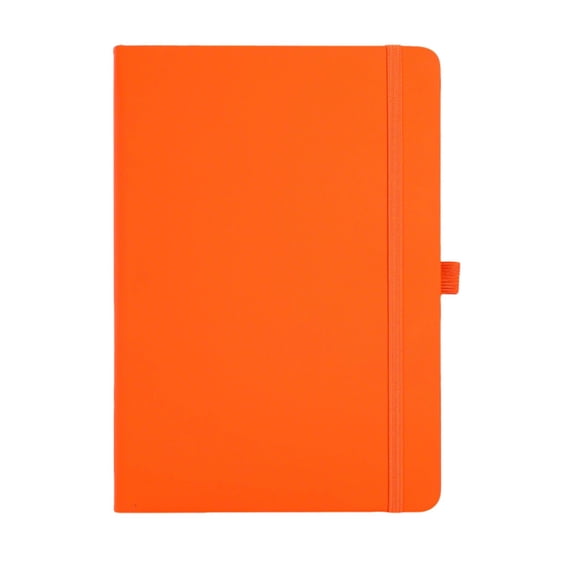 Meiiso A5 Hardcover Lined Journal, Orange Ruled Notebook for Sketching Drawing, 1-Piece, Notebook, Dark Green, Office Supply