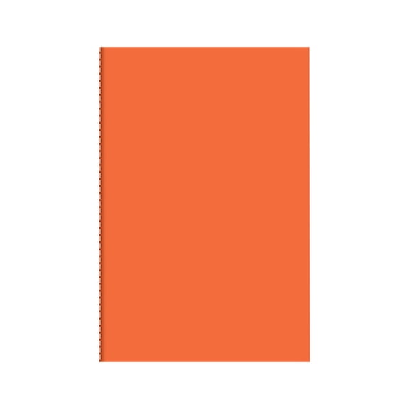 Meiiso A5 Sewed Softcover Notebook, 30 Sheets 60 Pages Orange Thickened Notepad, 1-Piece, Notebook, Stitching Notebook, Office Supply