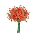 thumbnail image 1 of Meiiso Artificial Flowers, Submarinen Flowers Artificial Outdoor Flower & Realistic Flowers Plant for Outside Home, Indoor Planter, Yard Decor, Orange Color, 1 of 9