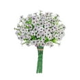 thumbnail image 1 of Meiiso Artificial Flowers, Submarinen Flowers Artificial Outdoor Flower & Realistic Flowers Plant for Outside Home, Indoor Planter, Yard Decor, White Color, 1 of 9