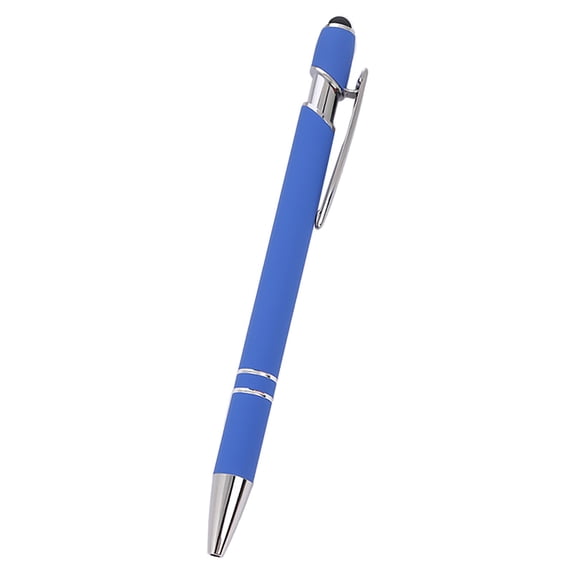 Meiiso Blue Aluminum Gel Pen, Smooth Writing Study Instrument, Bullet Core and Study Pen (black Core Single Piece) 1ml