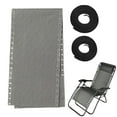 thumbnail image 1 of Meiiso Chair Replacement Fabric and Bungee Rope Sleeve, Repair Fabric and Replacement Rope, Anti Slip Chair Outdoor Chair Terrace Chair Beach Chair, Recliner Chair Replacement Straps & Fabric, Gray, 1 of 9