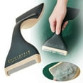 thumbnail image 1 of Meiiso Dark Green Dual-Head Manual Fabric Shaver and Lint Brush 20X10cm, 2-In-1 Fuzz Remover Handheld Defuzzer, Portable No Batteries Needed, 1 of 8