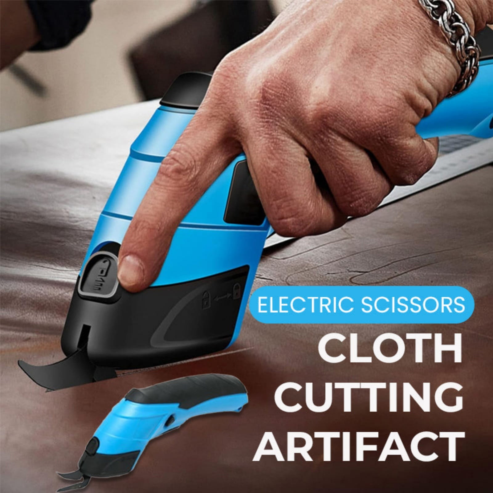 Meiiso Electric Scissors Cordless Fabric Cutter Usb Rechargeable