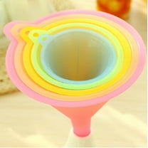 Meiiso Funnel Clearance, 5 Liquid Kitchen Funnel Colorful Large Variety Oil Pcs Medium Small Set Plastic Kitchen, Dining & Bar
