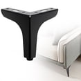 thumbnail image 1 of Meiiso Furniture Cabinet Metal Legs, Black, 5", Metal Furniture Legs Modern Feet for Sofa, Cabinet, Chair, Bed, Replacement Legs for Furniture, 1 of 9