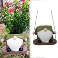 thumbnail image 1 of Meiiso Gnome Swing Hanging Planter Green Sale Clearance 2024! Flowerpot Gardening Decoration Stools, 5.85*5.07*5.07In, 1 of 6