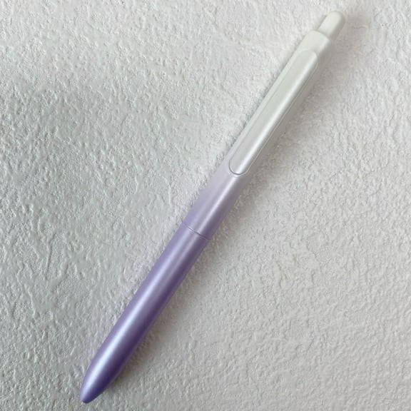 Meiiso Gradient Color Black Gel Pen, 0.5mm Tip, Galaxy Design, Single Pack, Color Barrel Suitable for Diary Note Taking Sketching 1ml