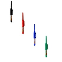 Meiiso Black Long Head Deep Hole Marker Pen, Pens Construction Markers Marking Tool Metal Marking Pen Long Nose Marker 5Ml