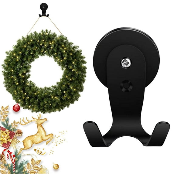 Meiiso Magnetic Wreath Hanger Door Hook Strong Magnetism Christmas