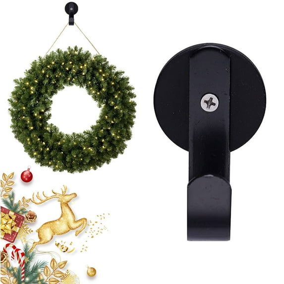 Meiiso Magnetic Wreath Hanger Hook for Door Refrigerator Christmas