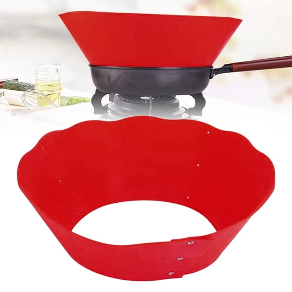 Meiiso New Product Promotion! Silicone Splatter Guard Splatter Screen for Frying Pan Pots Splash Guard Red, 6.24Inches Walmart New Products Affordable 1*Splash Guard
