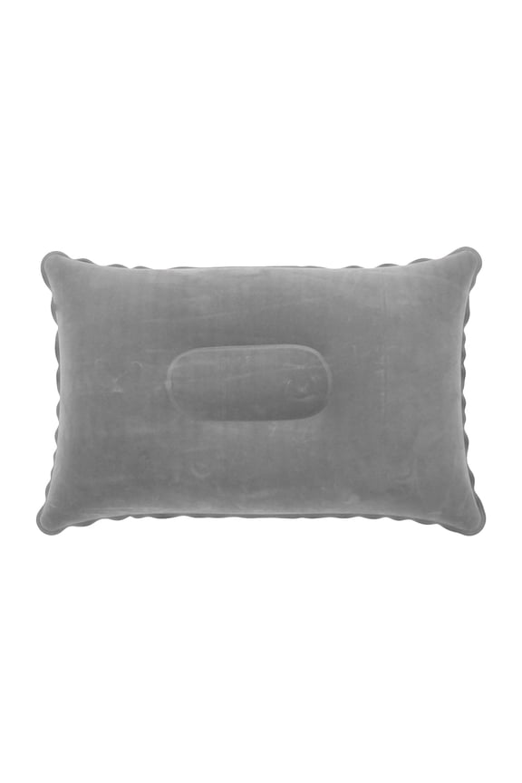 Outlet sale! Pillow Outdoor travel inflatable pillow gray, Pillow Case, 5.07*4.29*0.78In, Plastic, 1x pillow, Polyester Doll