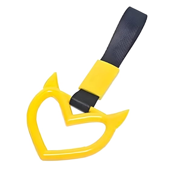 Meiiso Outlet sale! Widgets Car ornaments disgusting love decorative pendant yellow, Hangs, 12.48*5.07*0.78In, Plastic, 1*Car ornaments disgusting love decorative pendant, Household Pendant